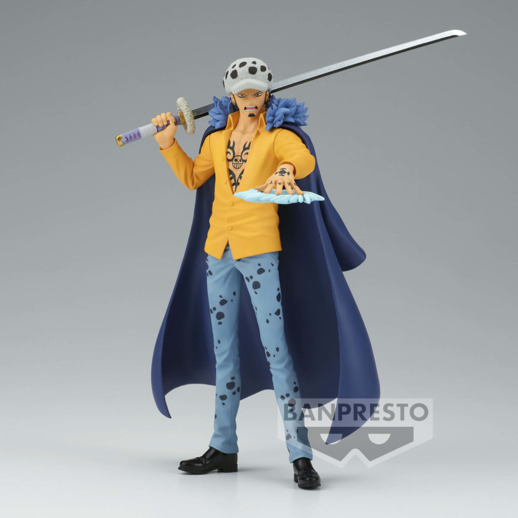 Figurine One Piece 22cm - Luffy & Trafalgar Law - Trio Des Capitaines - PVC 2024