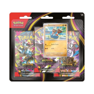 Pokémon – Tripack Opermine ME05 Nuit Noire
