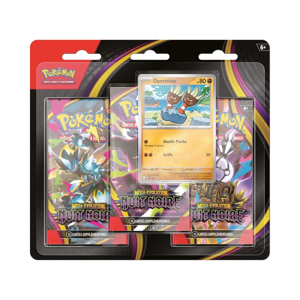 Pokémon – Tripack Opermine ME05 Nuit Noire
