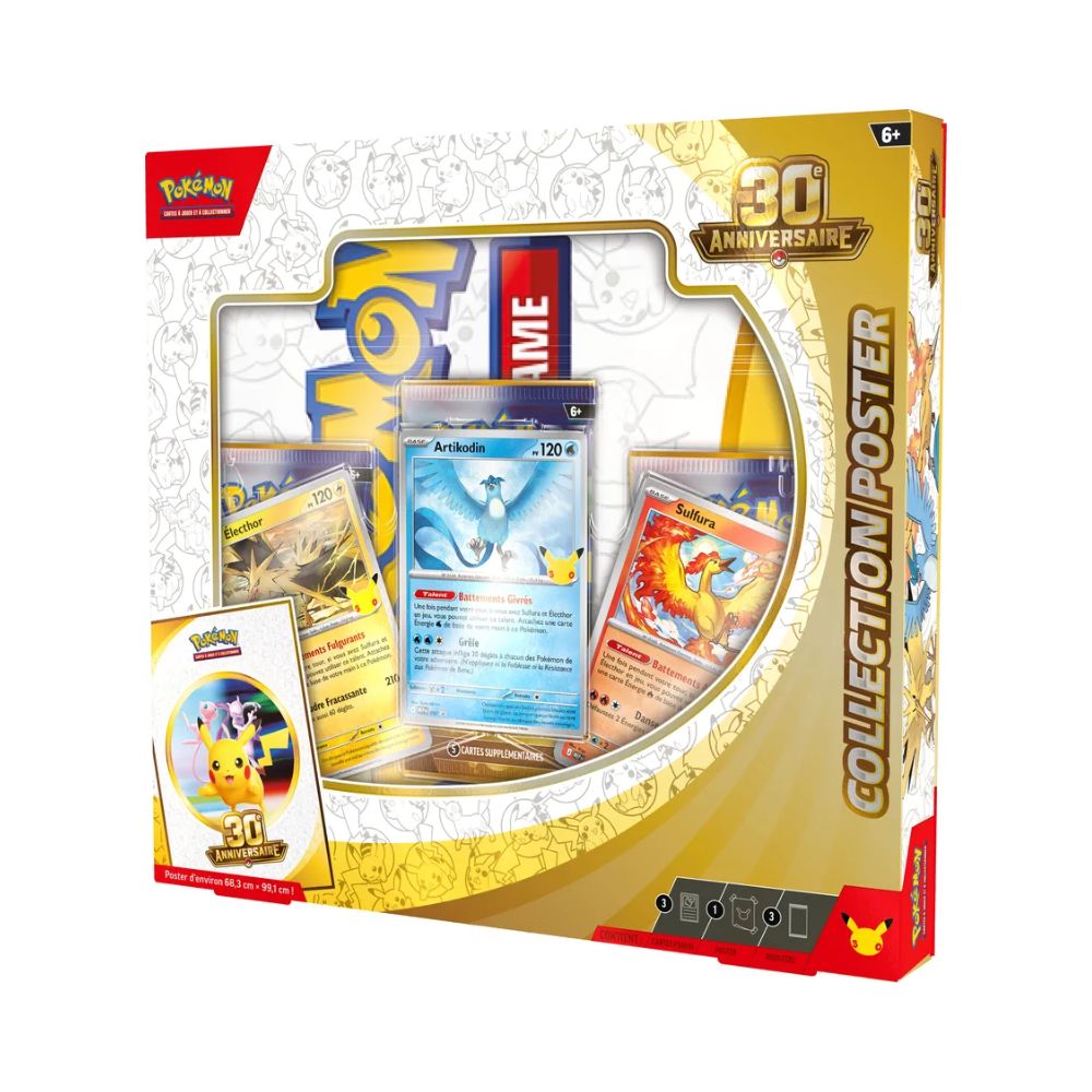 Pokémon - Coffret Collection Poster 30e Anniversaire