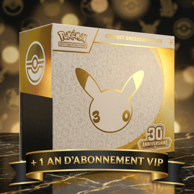 Pokémon - ETB 30 ans Pokémon + Abonnement VIP
