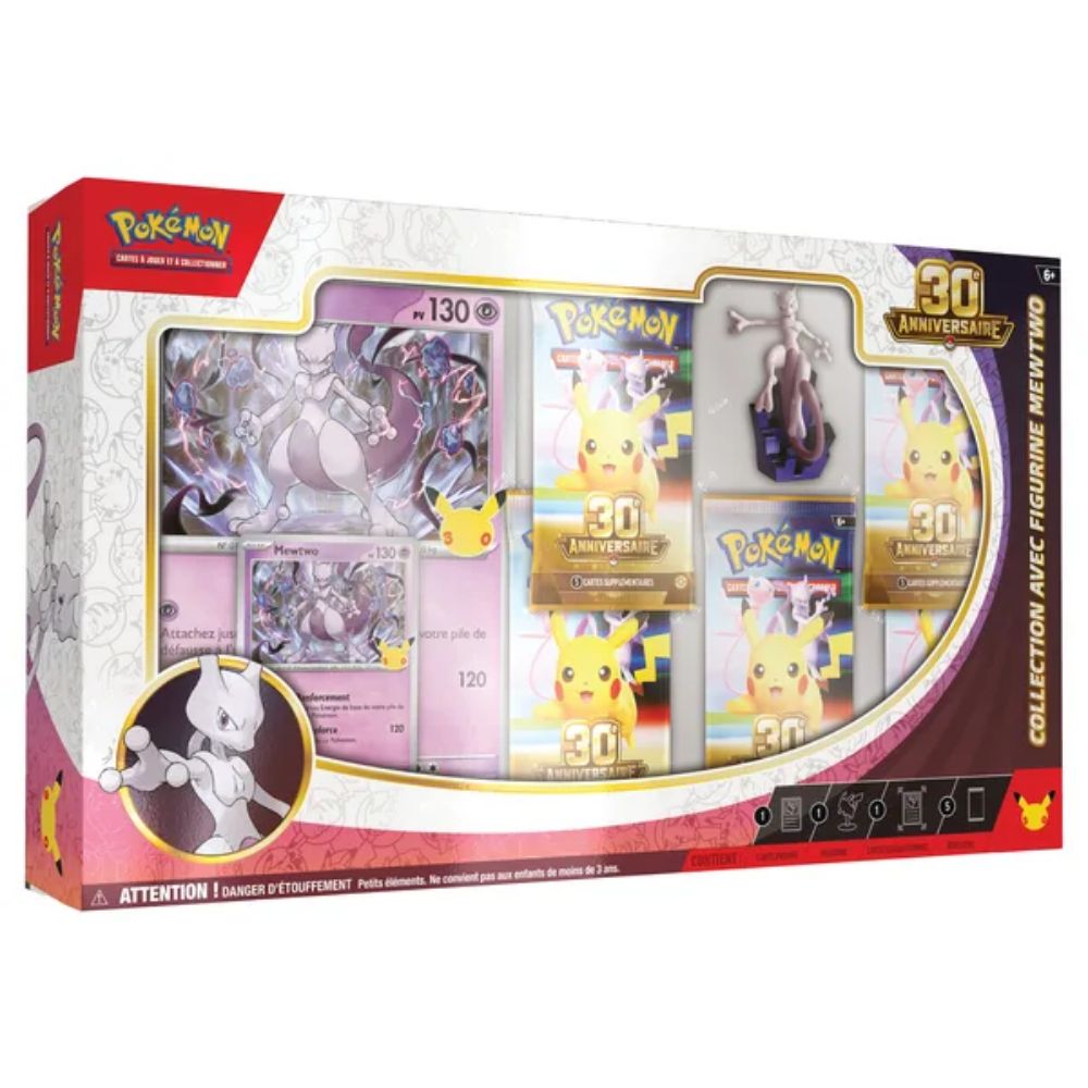 Pokémon - Coffret Collection Figurine Mewtwo 30e Anniversaire